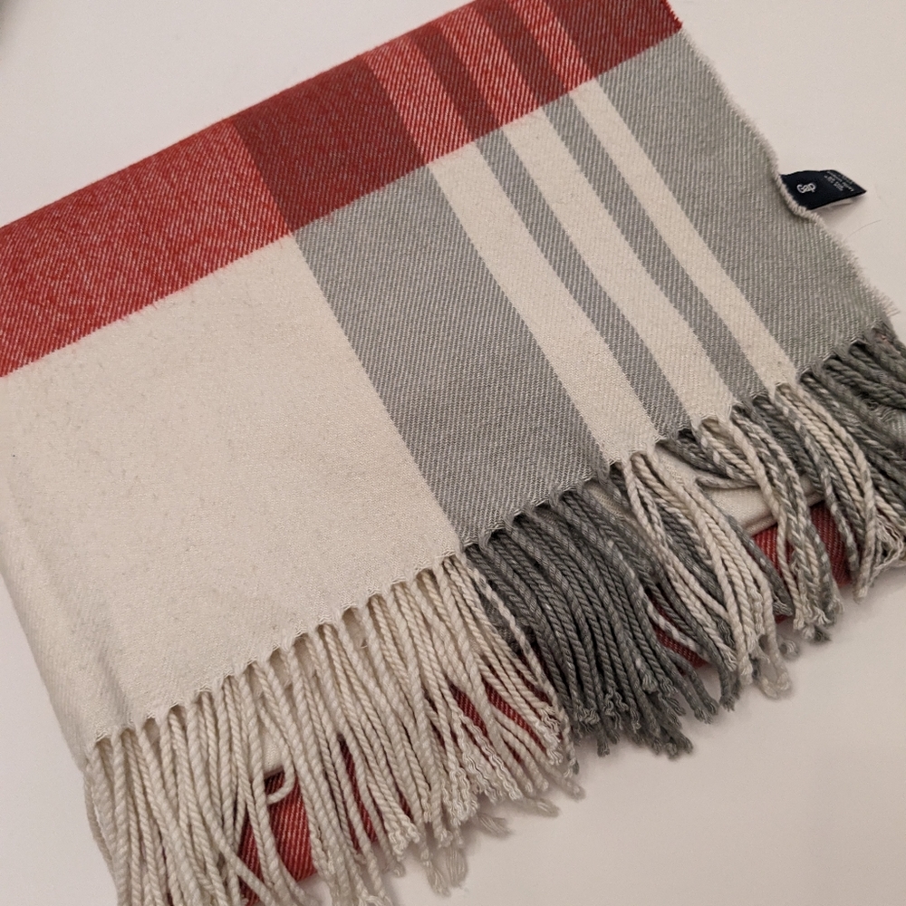 Plaid Gap blanket scarf